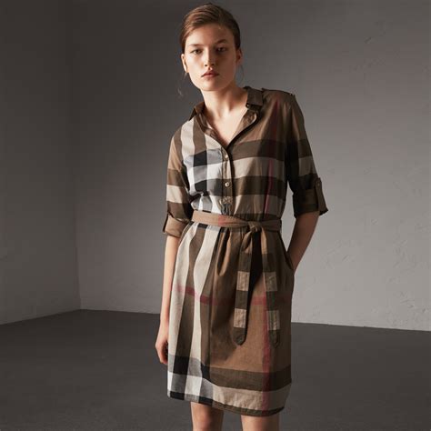 burberry check cotton dress|burberry nova check shirt.